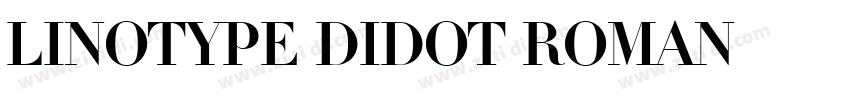 Linotype Didot Roman字体转换